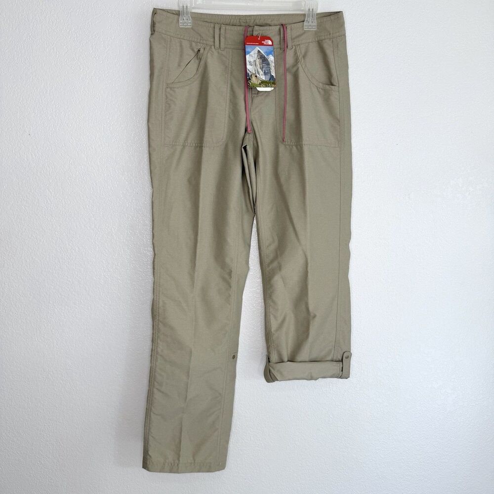 The North Face Horizon 2.0 Pants Sz 6 Beige Convertible Straight Hiking Outdoor